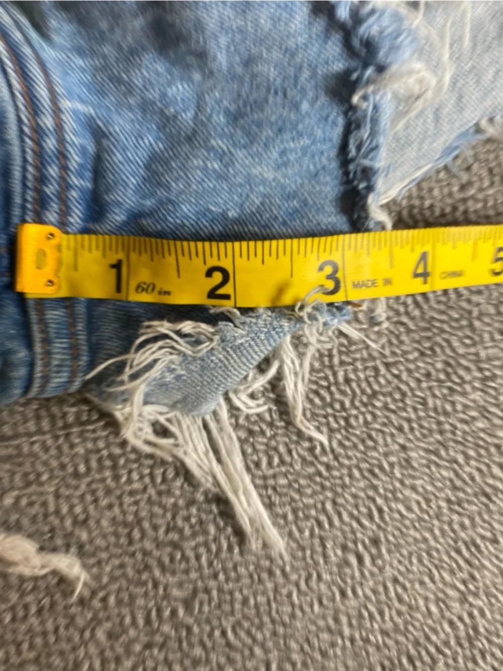 Abercrombie & Fitch Light Blue Mom Short High-Rise Distressed Summer Jean Shorts